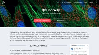 Quantitative BioImaging Society: QBI Society