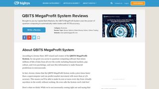 QBITS MegaProfit System Reviews - Is it a Scam or Legit? - HighYa