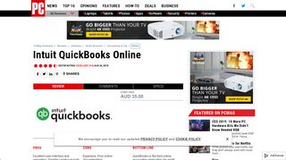 Intuit QuickBooks Online First Looks - Review 2018 - PCMag Australia