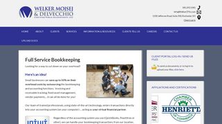 Full Service Bookkeeping | Welker Mojsej & DelVecchio CPAs, LLC