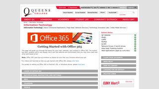 Login to Office 365 - Queens College - CUNY.edu