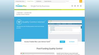 Quality Control Advisor - Freddie Mac