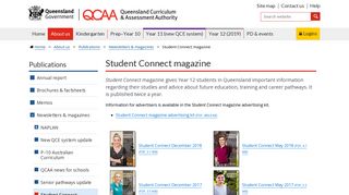 Student Connect magazine | Queensland Curriculum and Assessment ...