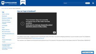 How can I login to blackboard? | Quinsigamond Community College ...