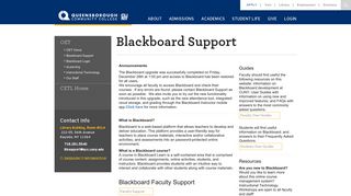 Blackboard Support - Queensborough Community College - CUNY.edu