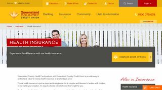 Health insurance | Queensland Country Credit Union - QCCU