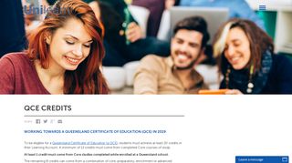 QCE Credits - Unilearn