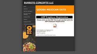 Employee Portal - Burrito Concepts LLC