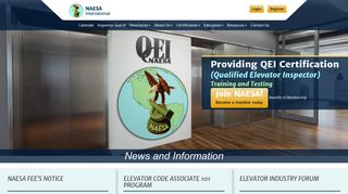 NAESA International - Elevator Inspector QEI Training