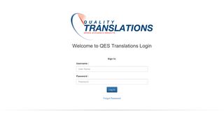 QES Translations Login