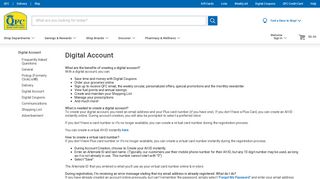 Digital Account - QFC