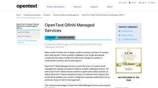 OpenText Qfiniti Managed Services
