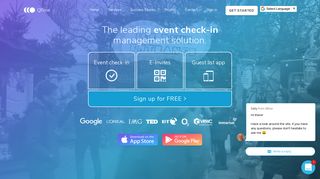 Qflow is the leading event check-in solution.