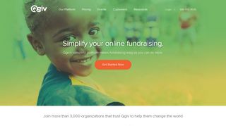 Qgiv: Accept Donations Online, On-Site and by Text
