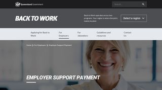Employer Support Payment - Back to Work