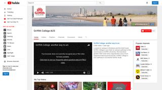 Griffith College AUS - YouTube