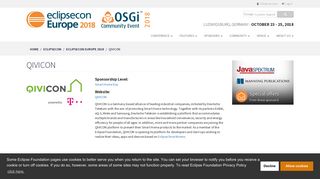 QIVICON | EclipseCon Europe 2018