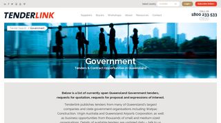 Government Tenders in Queensland | TenderLink