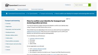 Transport and motoring - Queensland Government