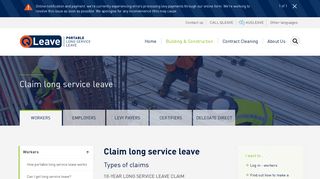 Claim long service leave | QLeave