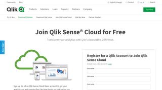 Join Qlik Sense Cloud