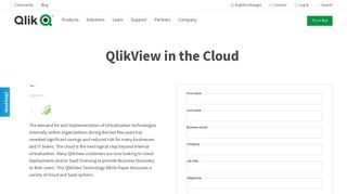 QlikView in the Cloud