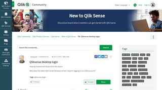 Re: Qliksense desktop login - Qlik Community