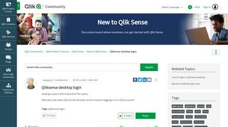 Qliksense desktop login | Qlik Community