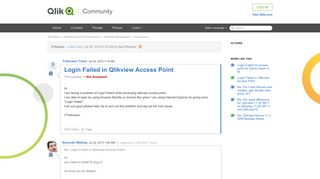 Login Failed in Qlikview Access Point | Qlik Community