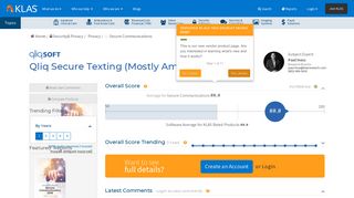 QliqSOFT Qliq Secure Texting (Mostly Ambulatory) - Reviews, Rating ...