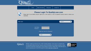QLS - Login - Quality Loan Service