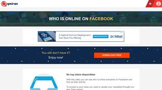 Who is online on Facebook? | qmiran.com