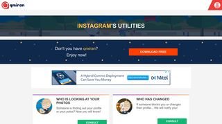 Instagram's utilities | qmiran.com