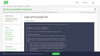 Login.qml Example File | Enginio QML Types ... - Qt Documentation