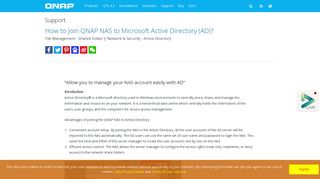 How to Join QNAP NAS to Microsoft Active Directory (AD)? - QNAP