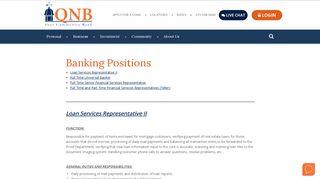 Banking Positions | QNB Bank