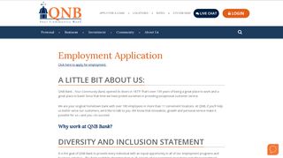Employment Application | QNB Bank