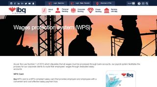 Wages protection system (WPS) | International Bank of Qatar