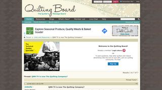 QNN TV is now The Quilting Company? - Quilting Board