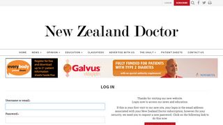 Log in | New Zealand Doctor