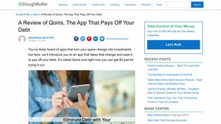 A Review of Qoins, The App That Pays Off Your Debt - Dough Roller