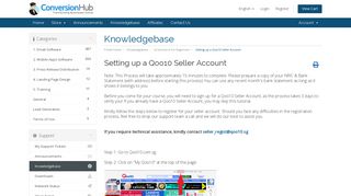 Setting up a Qoo10 Seller Account - Knowledgebase - Conversion Hub