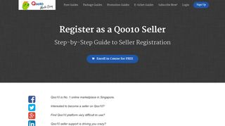 Register as a Qoo10 Seller | Qoo10 Ecommerce Training &