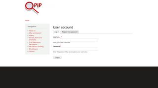 User account | QPIP