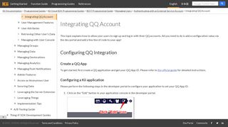 Integrating QQ Account - Kii Documentation