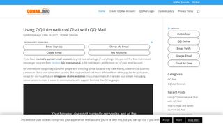QQ Mail - Create QQMail Account - QQ International login