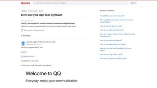 How to sign into QQMail - Quora
