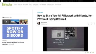 How to Share Your Wi-Fi Network with Friends, No Password Typing ...