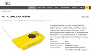 OTT Q Liner2 ADCP Boat - OTT Hydromet
