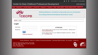 Login - CECPD